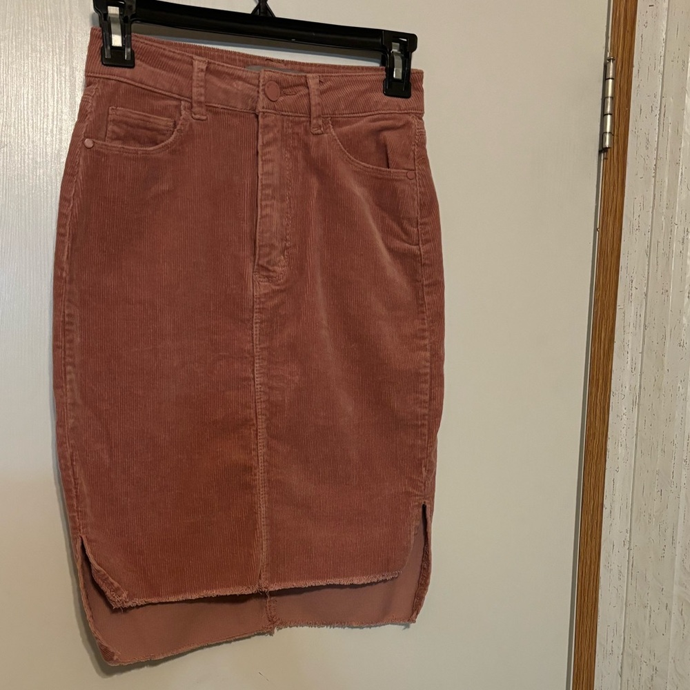 Elegant Women's Dusty Pink Pencil Skirt